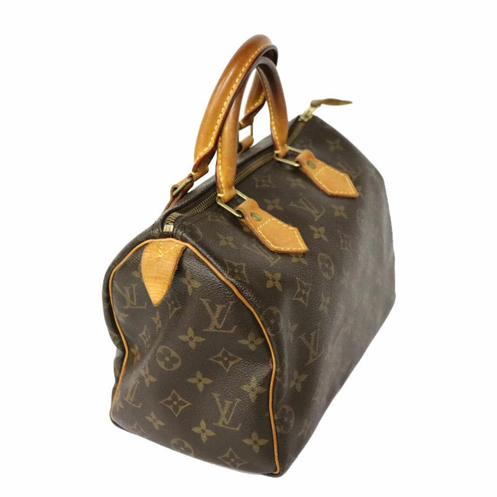 LOUIS VUITTON Speedy Monogram Canvas Brown Handbag - Picture 3 of 10
